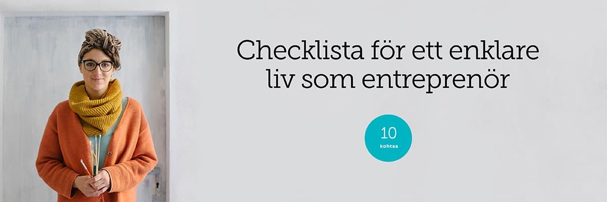 Checklista för ett enklare liv som entreprenör