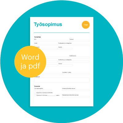 Zervant lataa ilmainen työsopimus pohja
