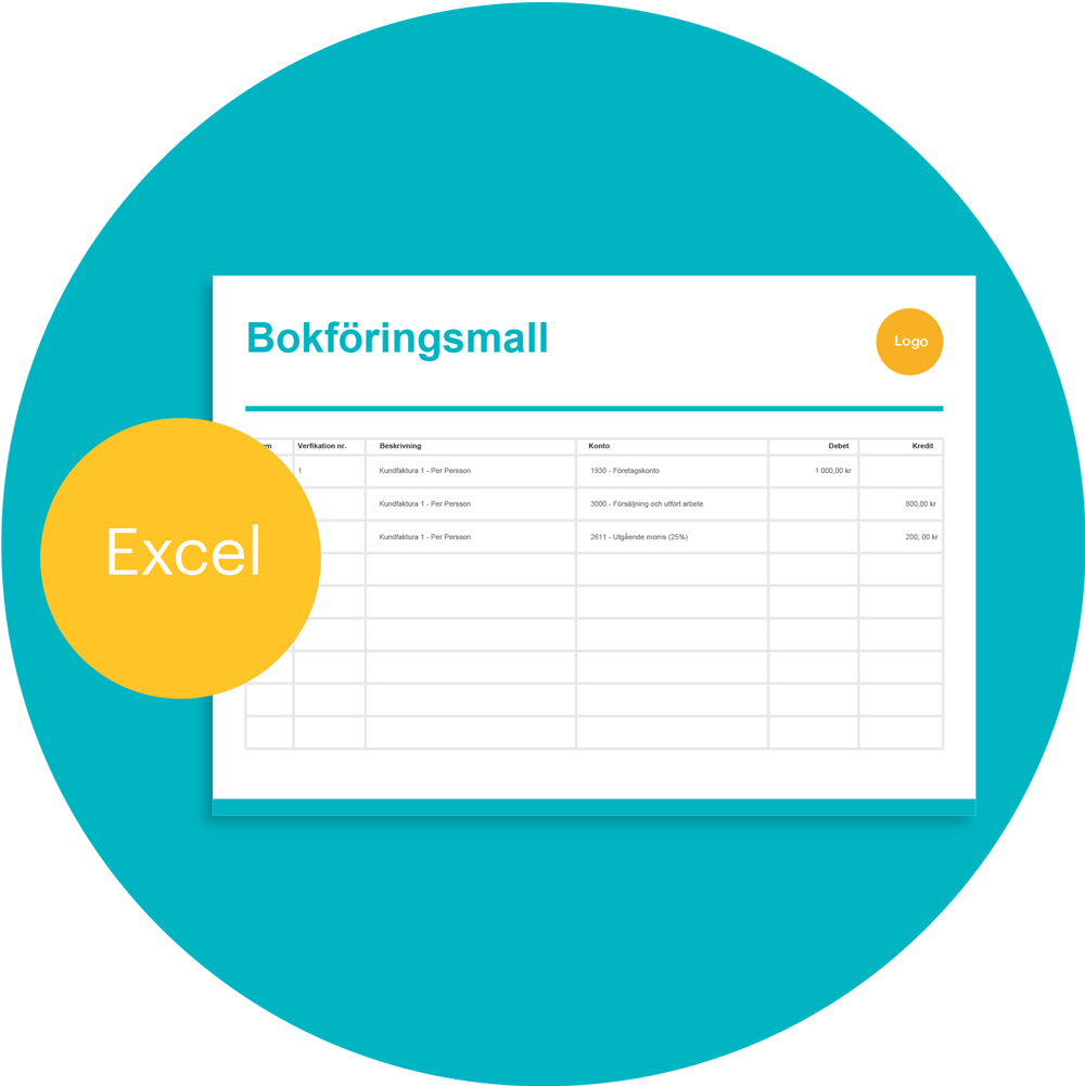 bokföringsmall i excel