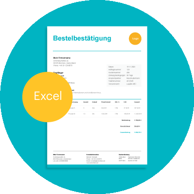 Bestellbestätigung Muster