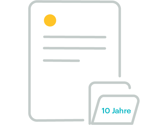 Aufbewahrungsfrist von Rechnungen