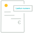 Laskun tiedot - laskun numero