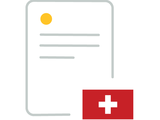 Rechnung schreiben in die Schweiz