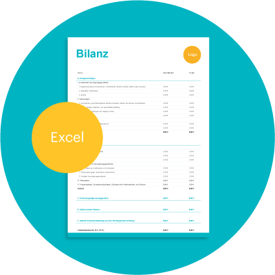 BIlanz Vorlage herunterladen als Excel-Datei