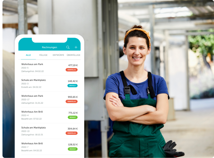 Mit kostenloser rechnungsapp von überall Rechnungen schreiben