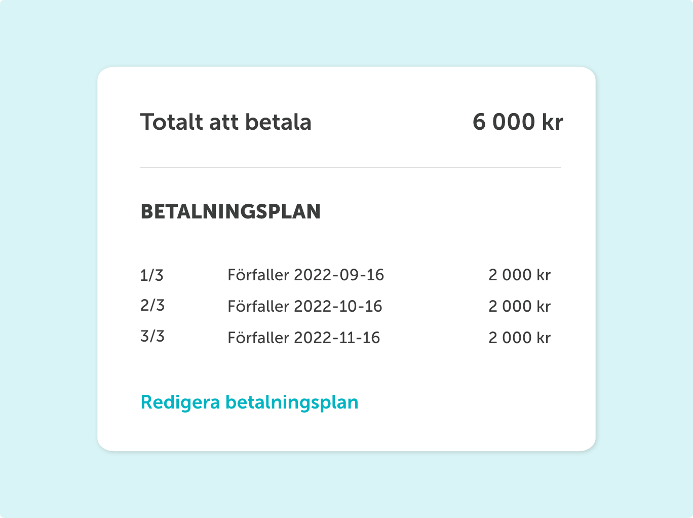 betalningsplaner