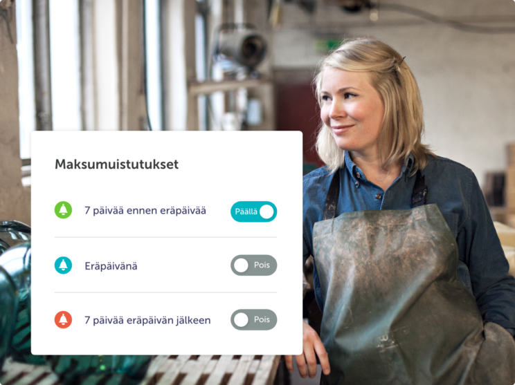 Lähetä tarvittaessa maksumuistutus