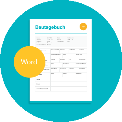 Bautagebuch Vorlage