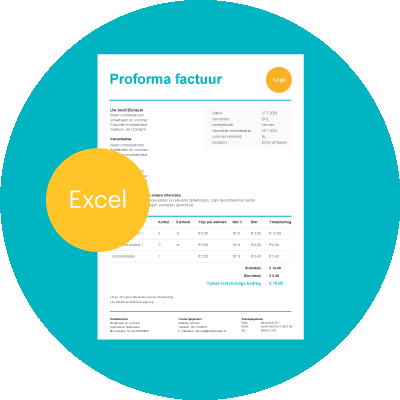 Download gratis proforma factor sjabloon