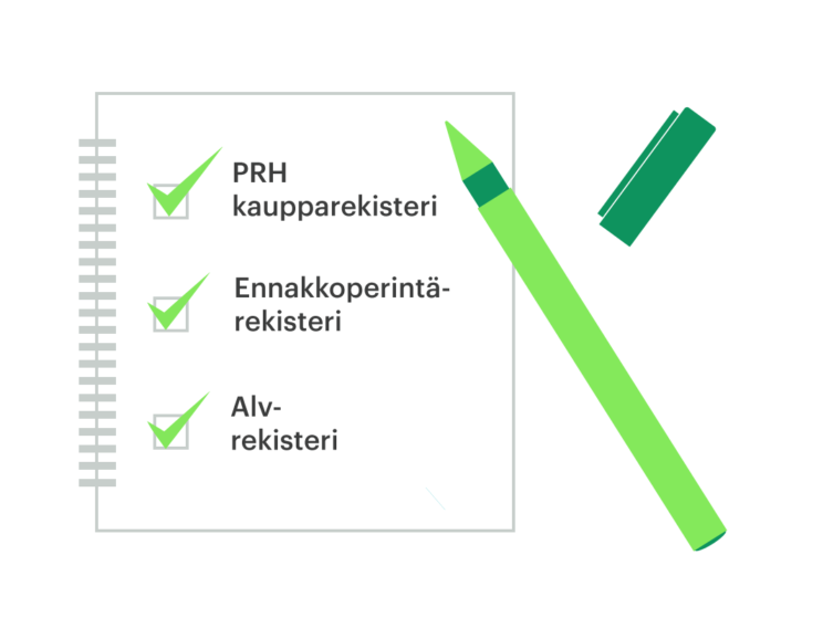 Yrityksen rekisteröiminen