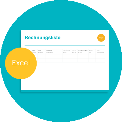Rechnungsliste Vorlage