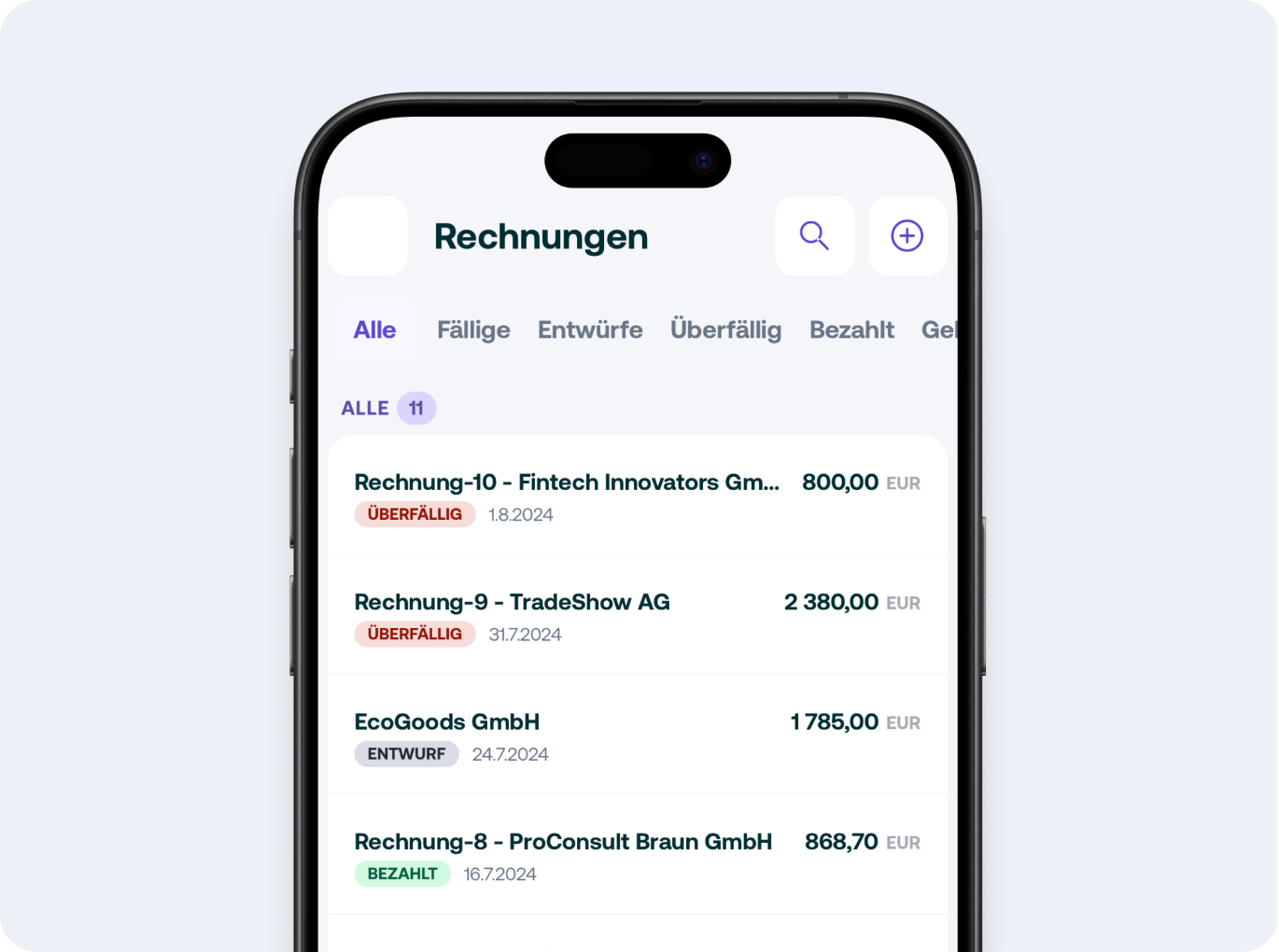 MobileApp- Mit Rechnungsapp Rechnungen schreiben - Zervant
