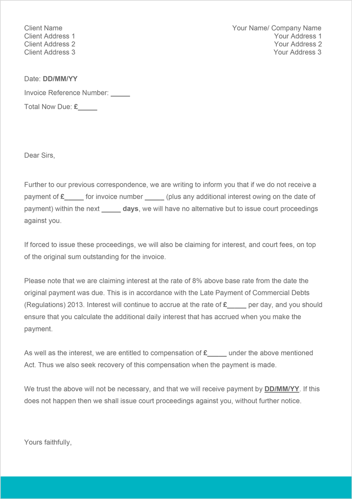 Final Notice Letter Before Legal Action from www.zervant.com